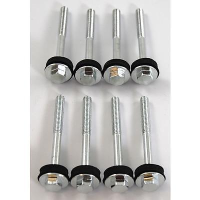 Racing Power R6142BOLT, Set of 8 Polished Stainless Steel Bolt Kit For Ls1 Valve