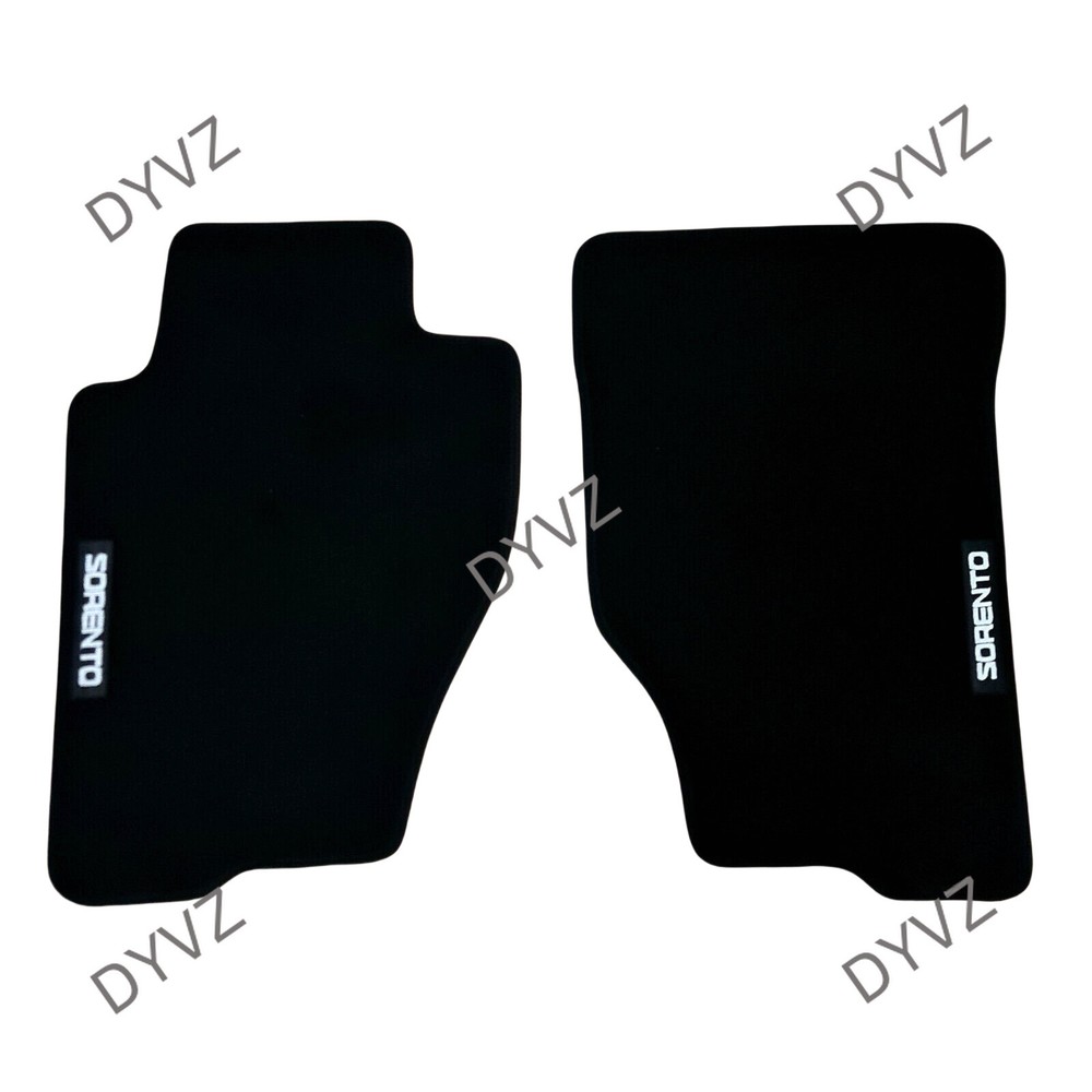 Front Car Floor Mats Velour For Kia Sorento Waterproof Carpet Rugs Auto Liners