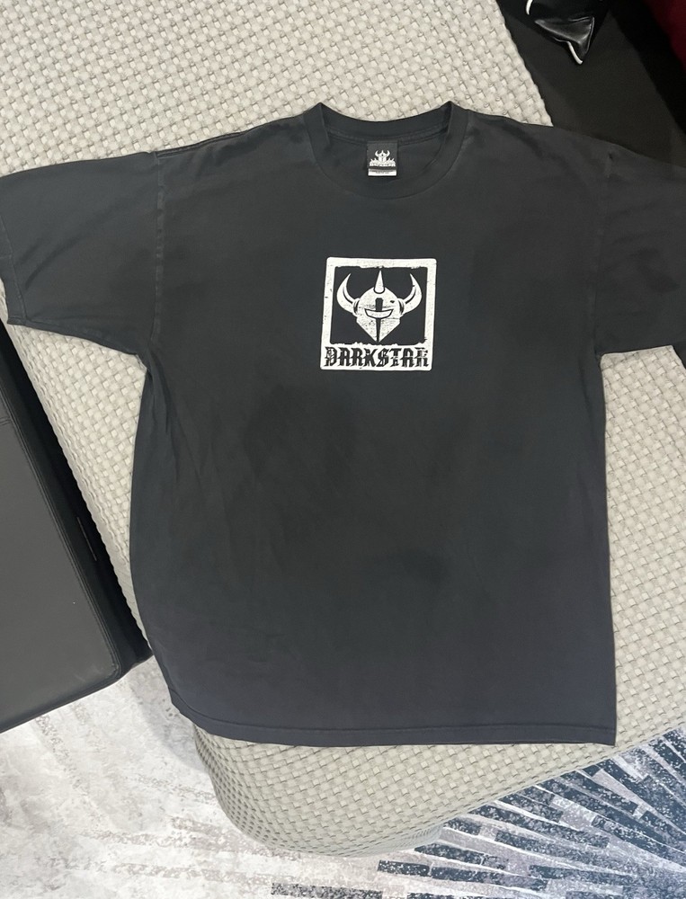 RARE DARKSTAR Skateboards XL Vintage 90s Black T-Shirt