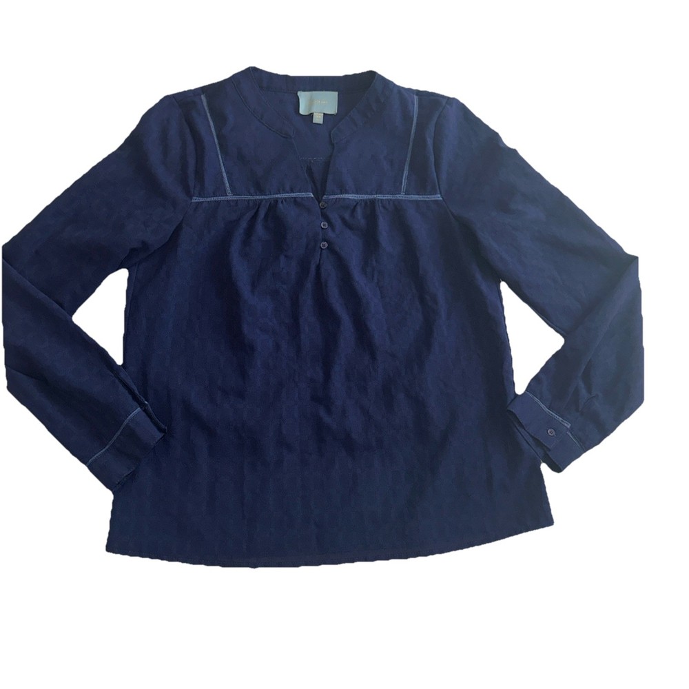 Skies Are Blue Long Sleeve Women’s Top Size Medium V-neck #631