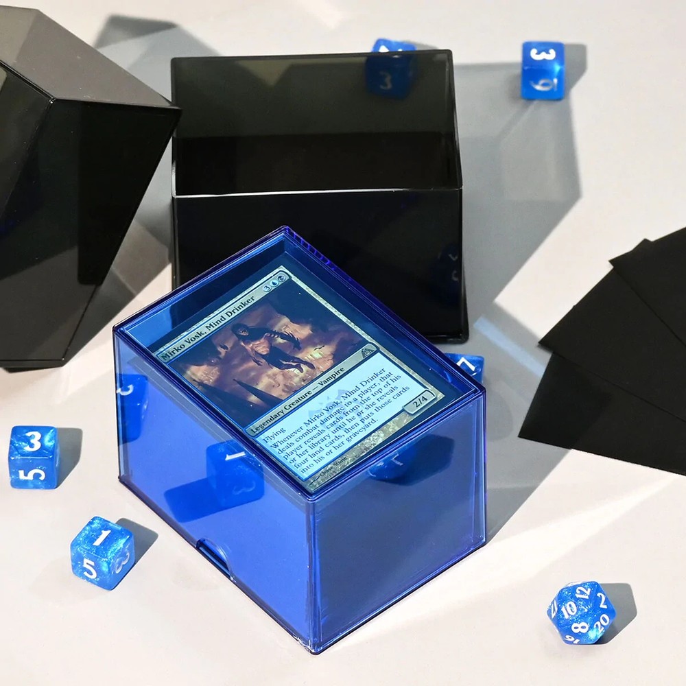NEW ULTRA PRO Eclipse 2-Piece Deck Box 100+ Card Storage Case PACIFIC BLUE