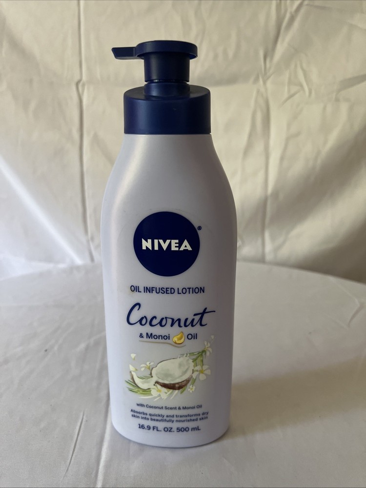 NIVEA Coconut Monoi Oil Infused Body Lotion for Dry Skin Hydration  