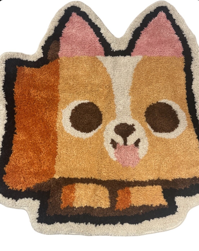 New Corgi Rug, Pet Simulator (Big Games) NWOT