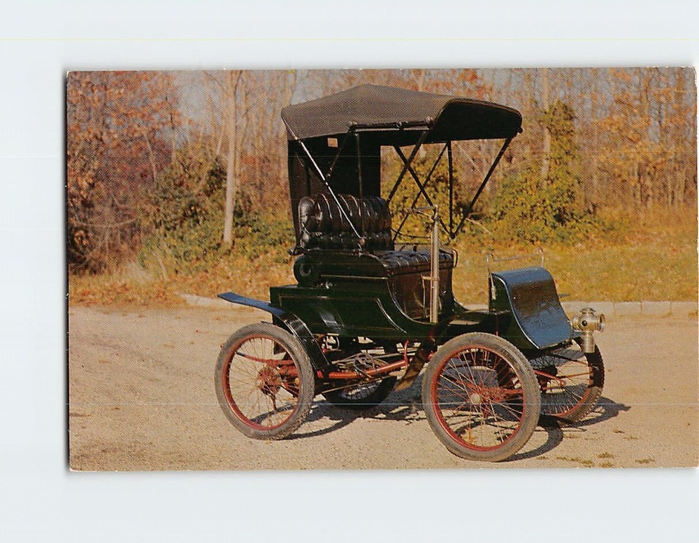 Postcard 1903 Pierce Motorette Antique Automobile Long Island Auto Museum NY