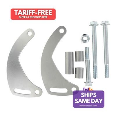 Powermaster 860 GM L-Series Low Mount Natural Aluminum Alternator Bracket Kit