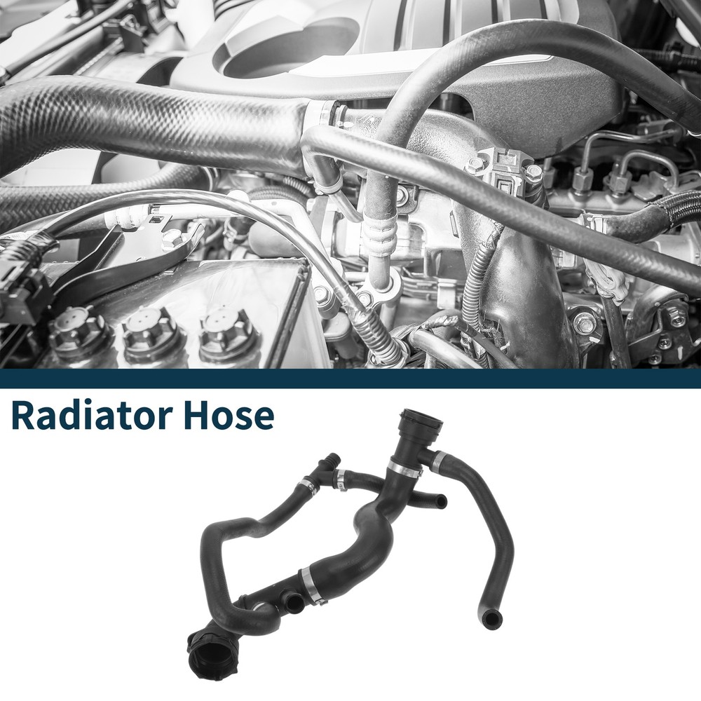 Lower Radiator Hose for Volvo XC90 2016-2021 OEM 32249658 Black Rubber Water Pipe