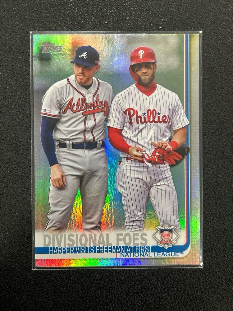 2019 Topps MLB Card #US260 Harper vs Freeman Divisional Rivals Hobby Edition