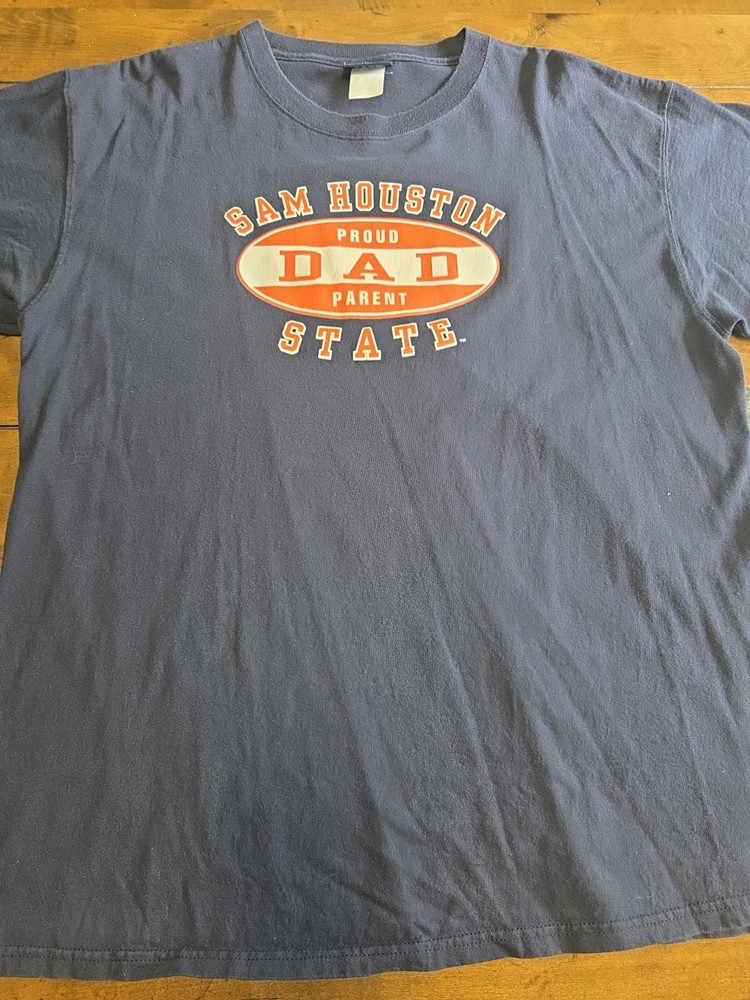 Vintage JanSport Sam Houston State University T Shirt Men XL Proud Dad Parent