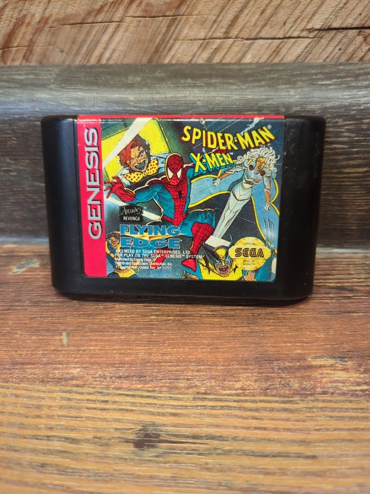 Spider Man X Men Arcades Revenge  GAME ONLY   - Sega Genesis - Tested
