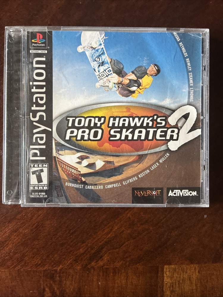 Tony Hawk's Pro Skater 2 - Sony PlayStation 1Jewel Case Is Broken
