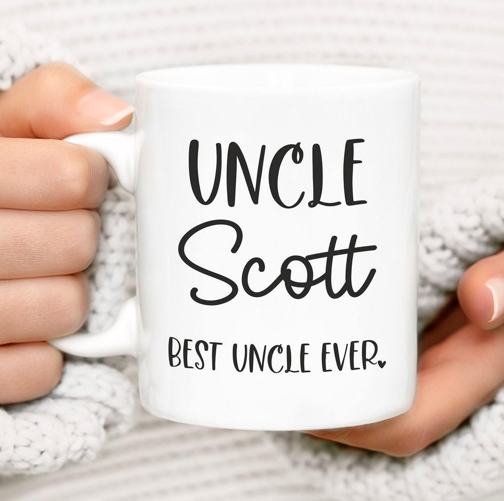 Best Uncle Ever Mug - Custom Gift for Uncle's Birthday or Appreciation