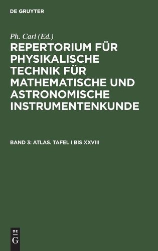 Atlas. Tafel I Bis XXVIII (Hardback)Another great item from Rarewaves USA | Free delivery!