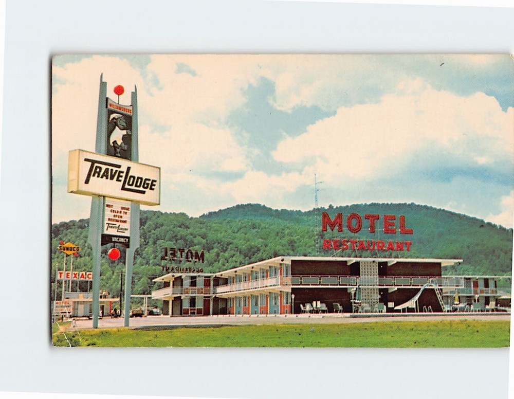 Postcard Williamsburg TraveLodge Williamsburg Kentucky USA