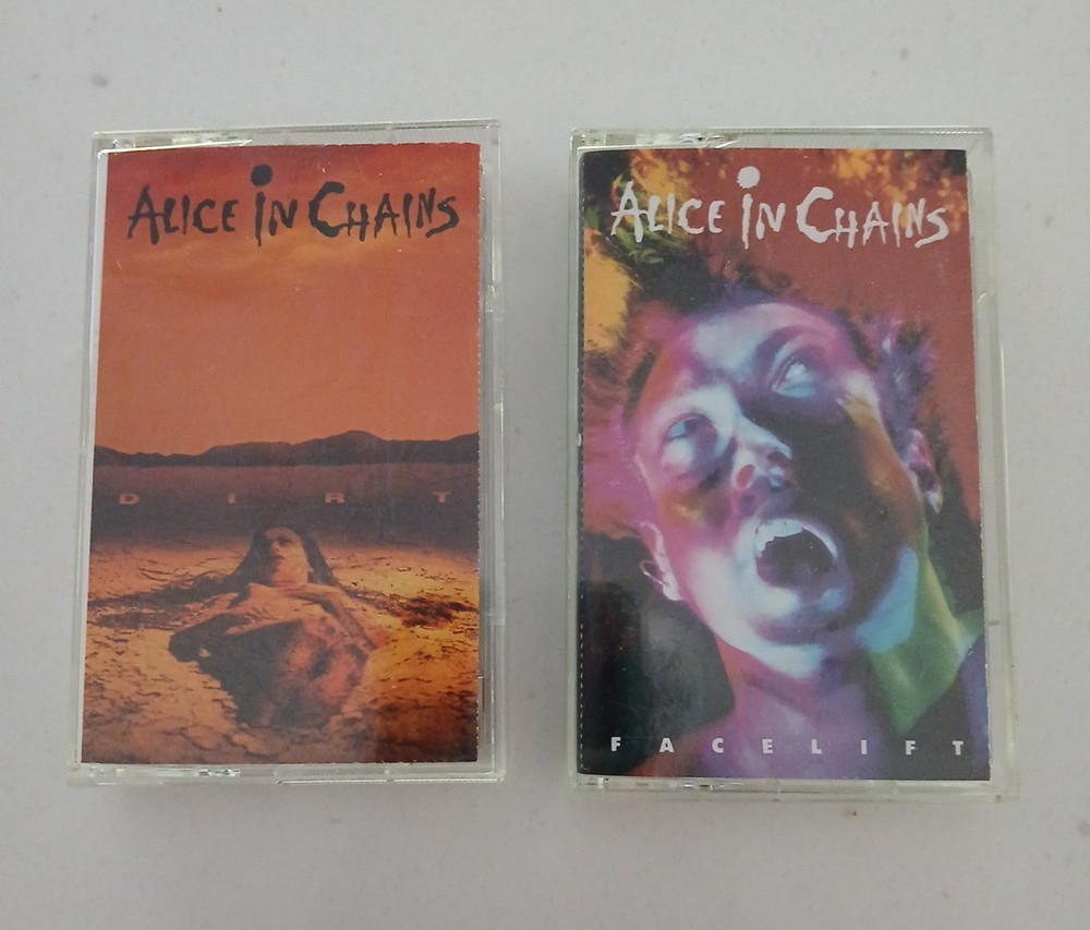 Alice in Chains Cassette Lot DIRT & FACELIFT