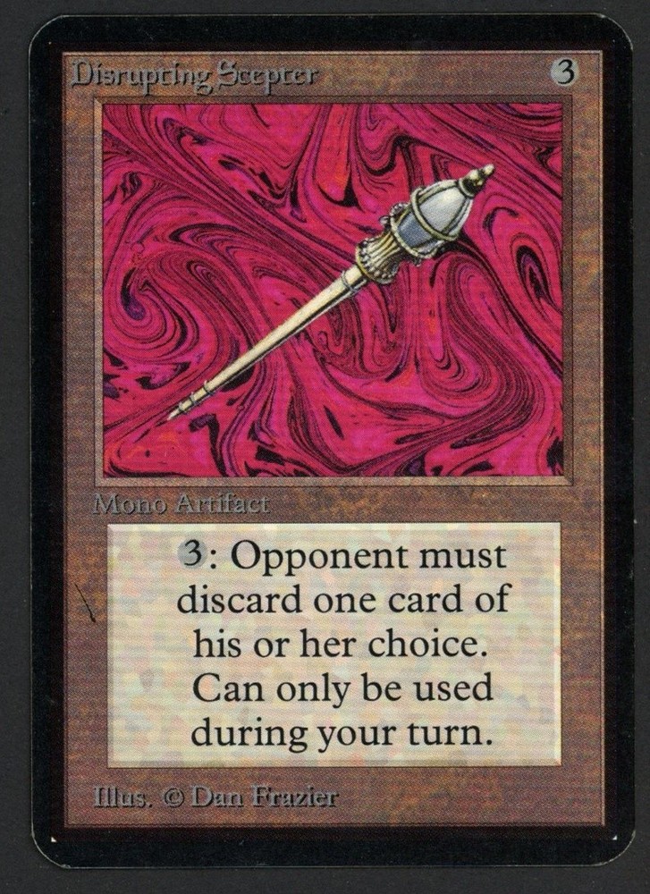***Alpha Disrupting Scepter*** MTG Alpha Magic Kid Icarus