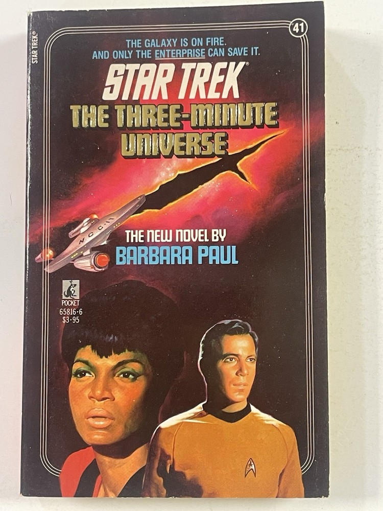 The Three-Minute Universe; Star Trek, No 41- 1988 - Barbara Paul, paperback