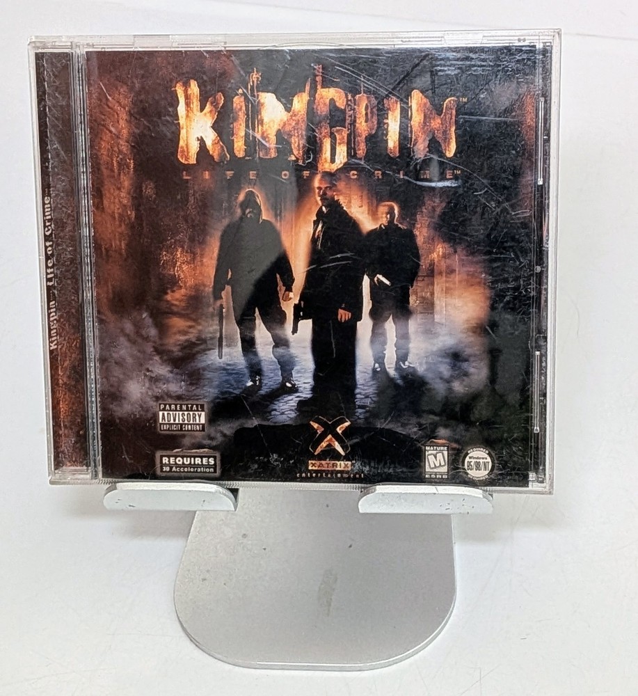 Kingpin Life of Crime Xatrix Interplay PC CD-ROM Game Windows 95 98 NT