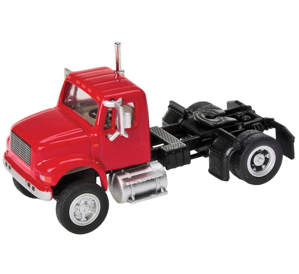 International(R) 4900 Single-Axle Semi Tractor Only-Red 949-11191 HO Scale Mo...