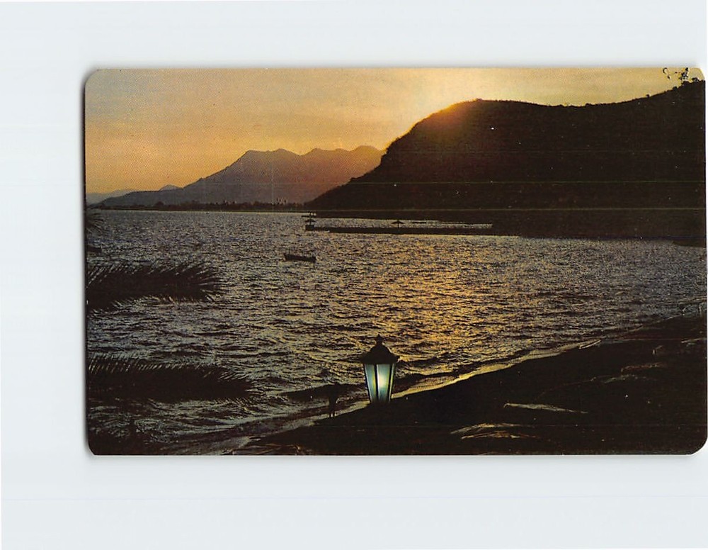 Postcard Sunset on Chapala's Lake Cerca de Guadalajara Jalisco Mexico