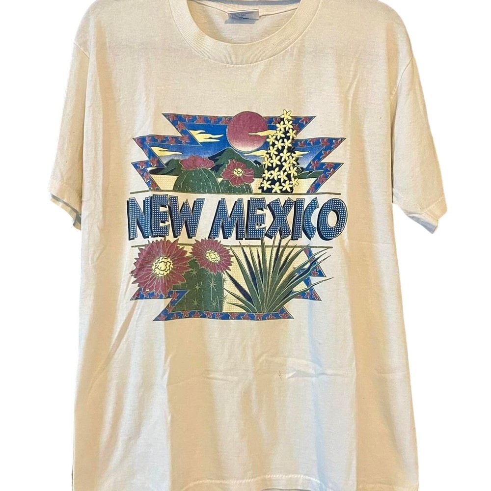 Vintage 90s New Mexico Nature Single Stitch Shirt Adult Medium