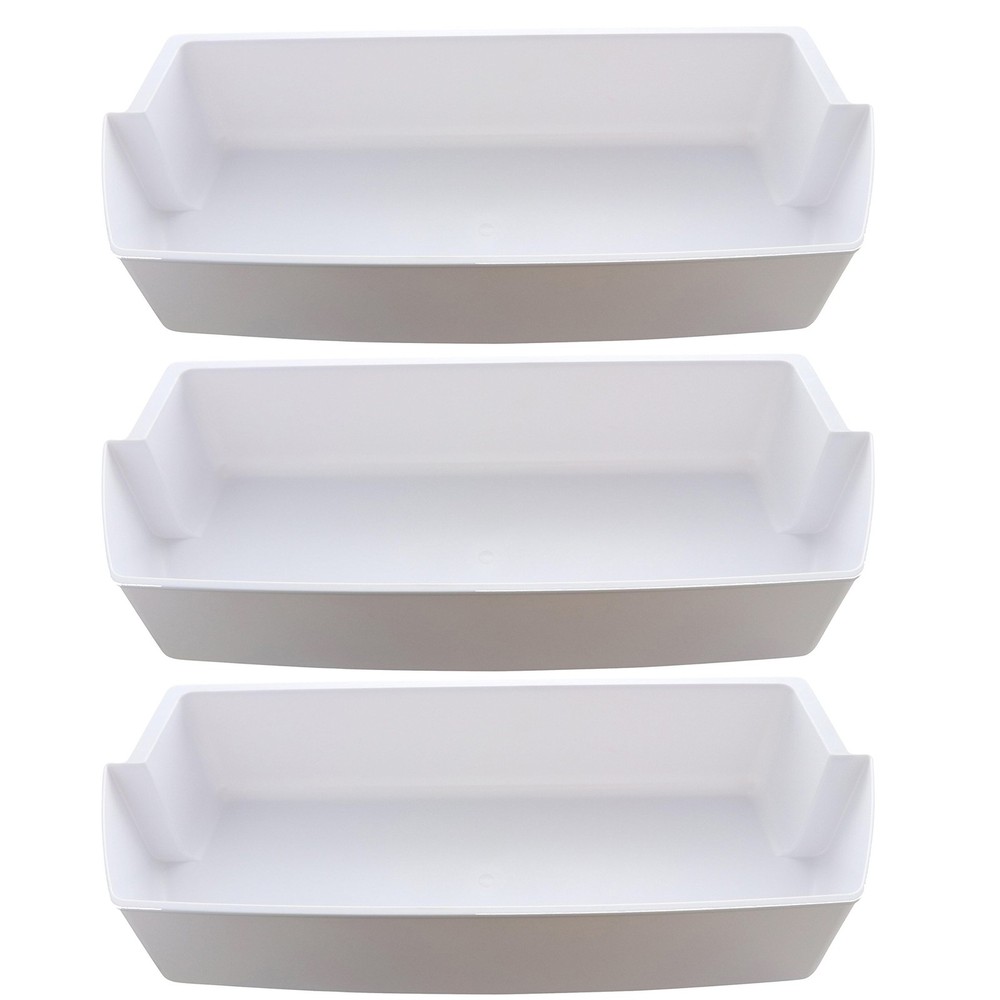 3-Pack Frigidaire Whirlpool Kenmore Refrigerator Door Shelf Bins 2187172 Replacement