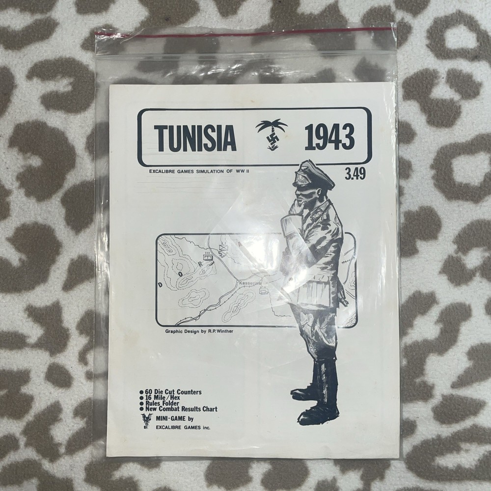 Excalibre Games.  Tunisia.  Good Condition. Punched. Complete.
