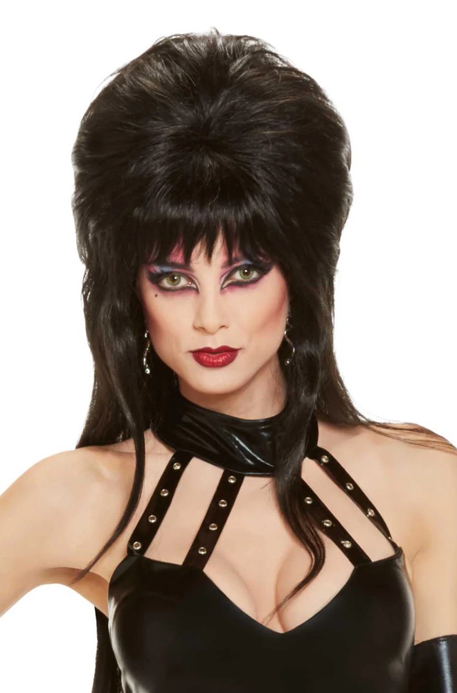 Elvira Vampire Black Halloween Costume Wig
