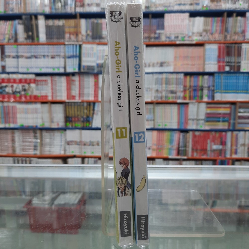 NEW Aho-Girl Vol. 11 and Vol. 12 Variation Listing English Manga  by Hiroyuki