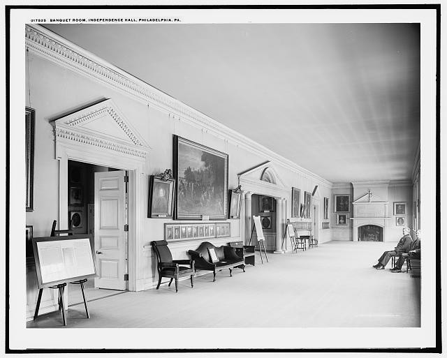 Photo:Banquet Room, Independence Hall, Philadelphia, Pa.
