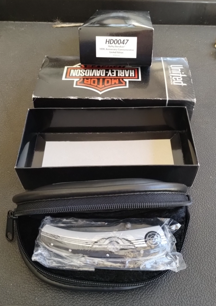 Harley Davidson 100th Anniversary Knife HD0047 Limited Edition 2003