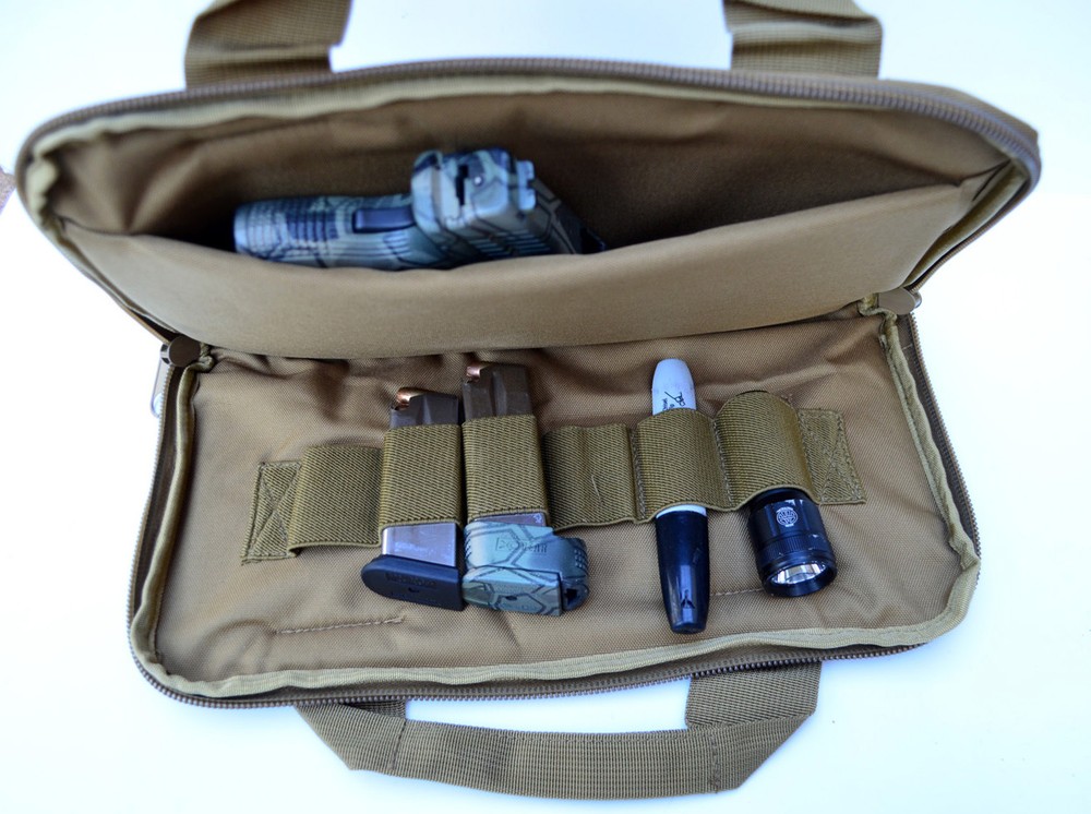 Acid Tactical® Pistol Gun Range bag concealed Carry Pouch for Hand Guns-image