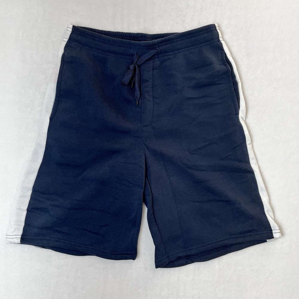 New Real Essentials Men's Medium Shorts Activewear Workout Sweatshorts Black