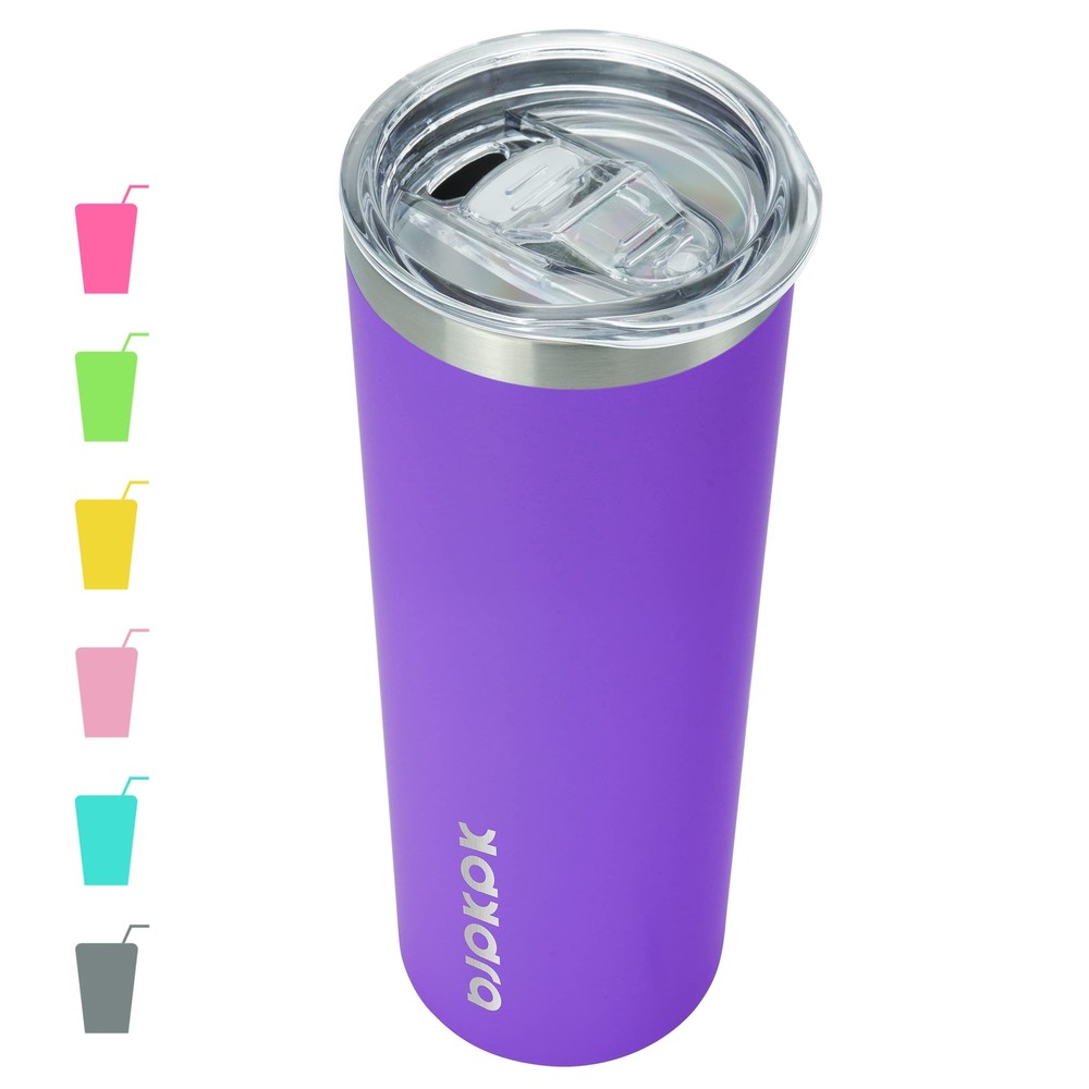 20 oz Stainless Steel Skinny Tumbler, Iced Coffee Travel Sublimation Mug Insu...