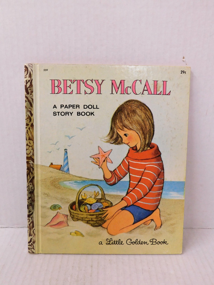 Little Golden Book Betsy McCall Paper Doll Book A Edition 1965 UNCUT EXCELLENT