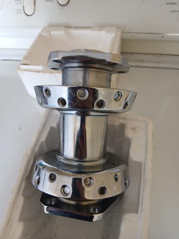 Factory Sample Chrome Rear Wheel Hub fits Harley Davidson