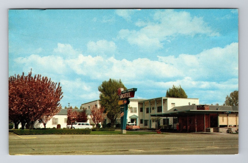 Portland OR-Oregon, Rose Manor Motel, Exterior, Vintage Postcard