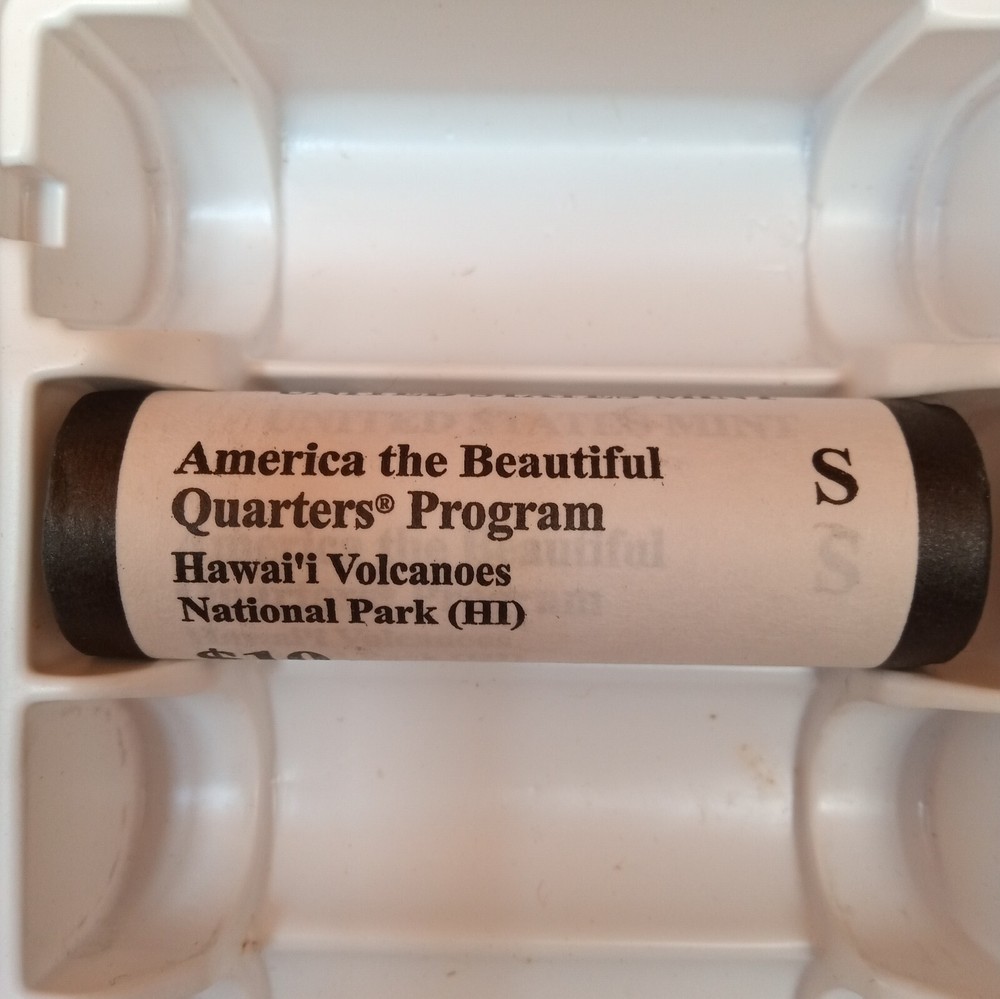 2012 - S - Hawaii Volcanoes National Park - ATB Quarters - Unopened US Mint Roll