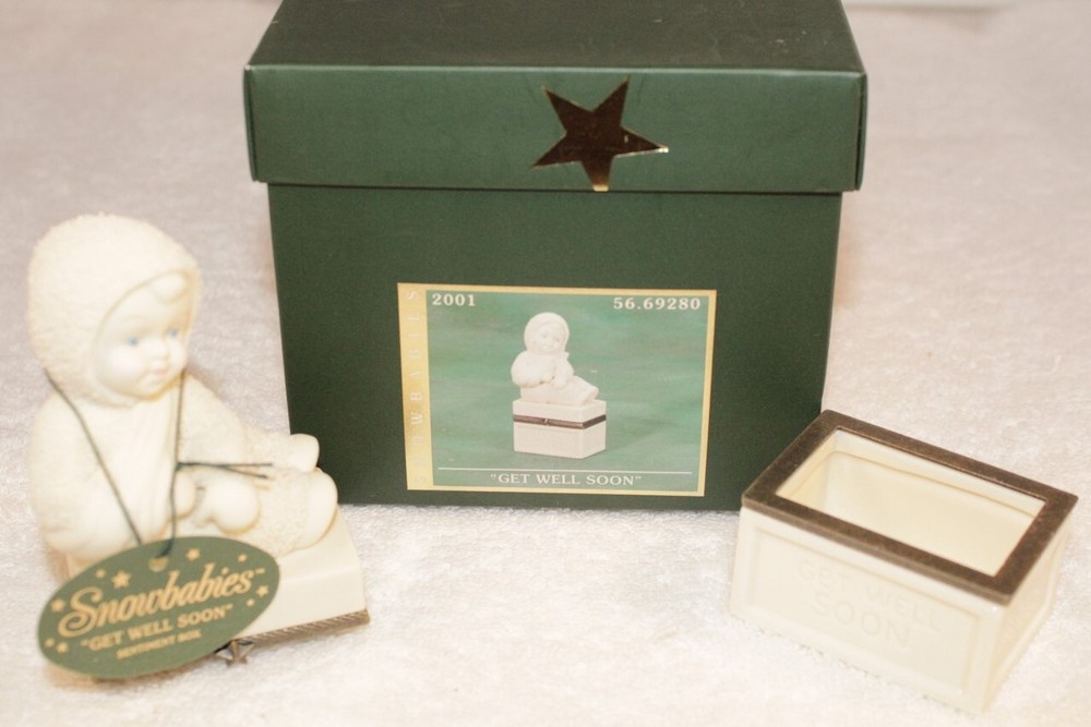Department 56 Snowbabies Batter Up Baseball Figurine Collectible