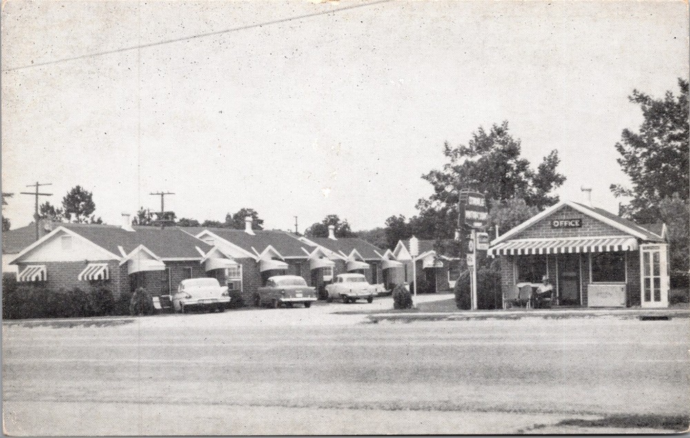 Cordele Motor Court Georgia U.S. Highway 41 Vintage Motel Postcard