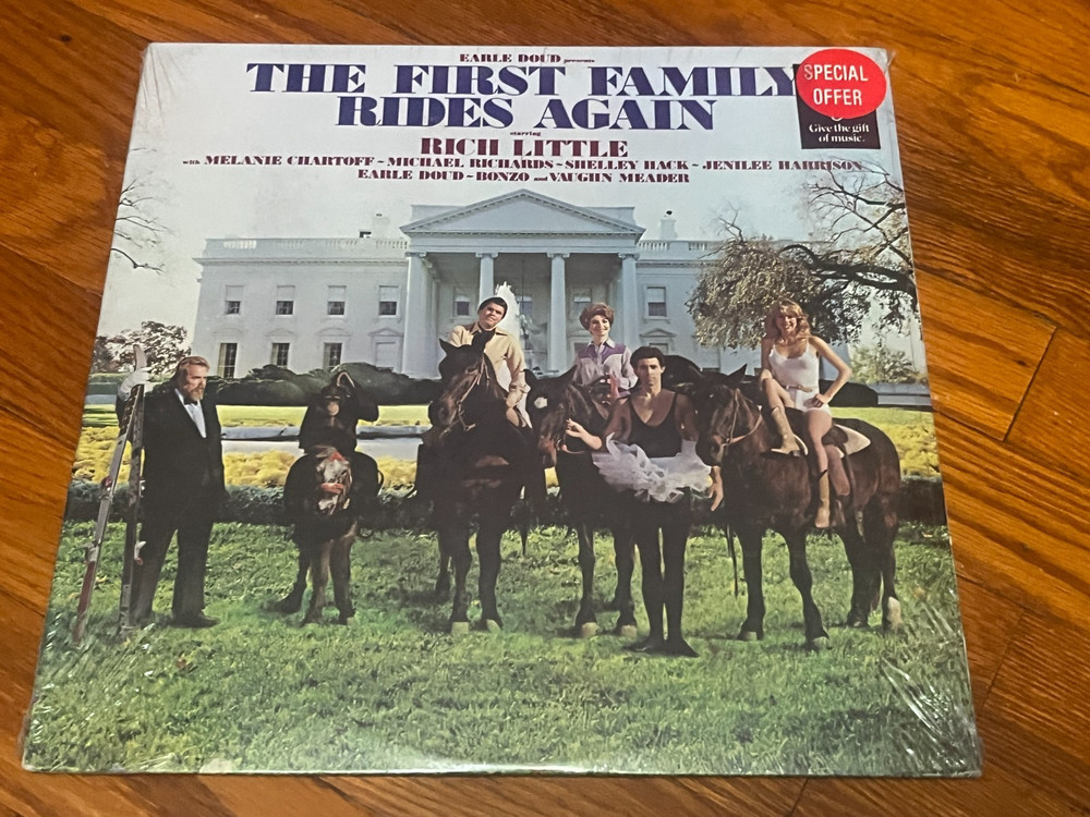 THE FIRST FAMILY RIDES AGAIN Original Comedy 1981 LP Rich Little STILL SEALED