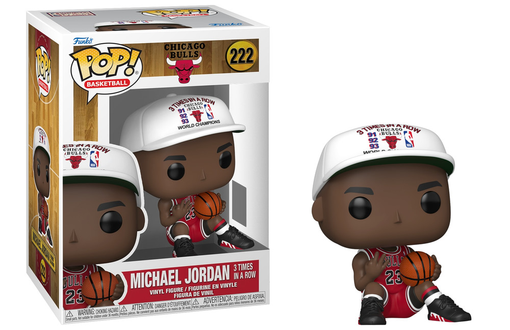 Funko POP! Basketball: Bulls - Michael Jordan [3 Times In a Row] #222