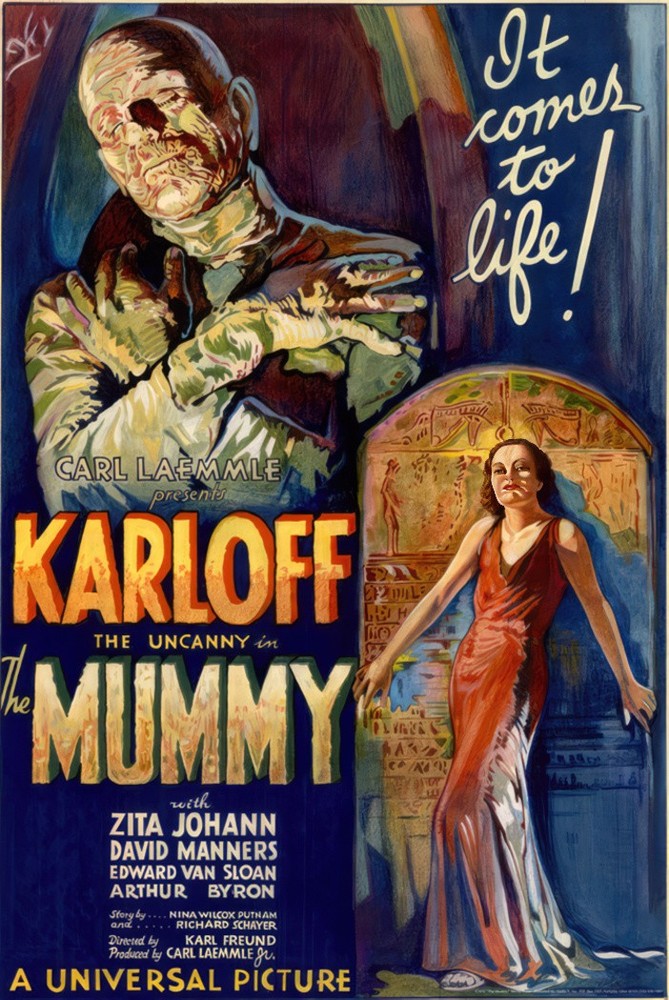 The Mummy 1932 - Movie Poster (Regular Style - Boris Karloff) (Size: 24