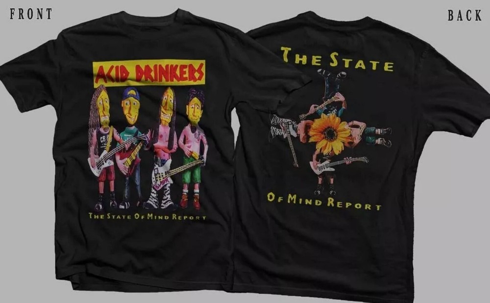 ACID DRINKERS- The State of Mind Report, thrash metal band shirt-image