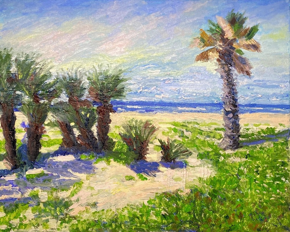 Stunning Oil Painting. SAN DIEGO SEASCAPE. Original. Signed. Impressionist Art