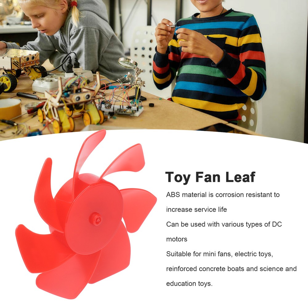 10pcs Shaft Propeller RC Boat Propeller 7‑Vanes Props for DIY Airplane Science