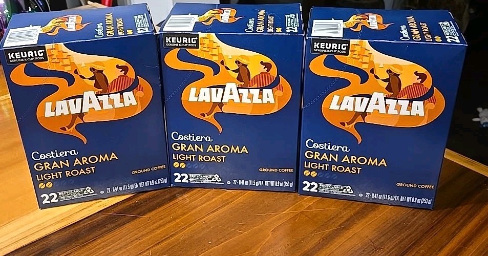 LAVAZZA - Costiera Gran Aroma Light Roast Keurig K-Cup Pods - 22 Pods