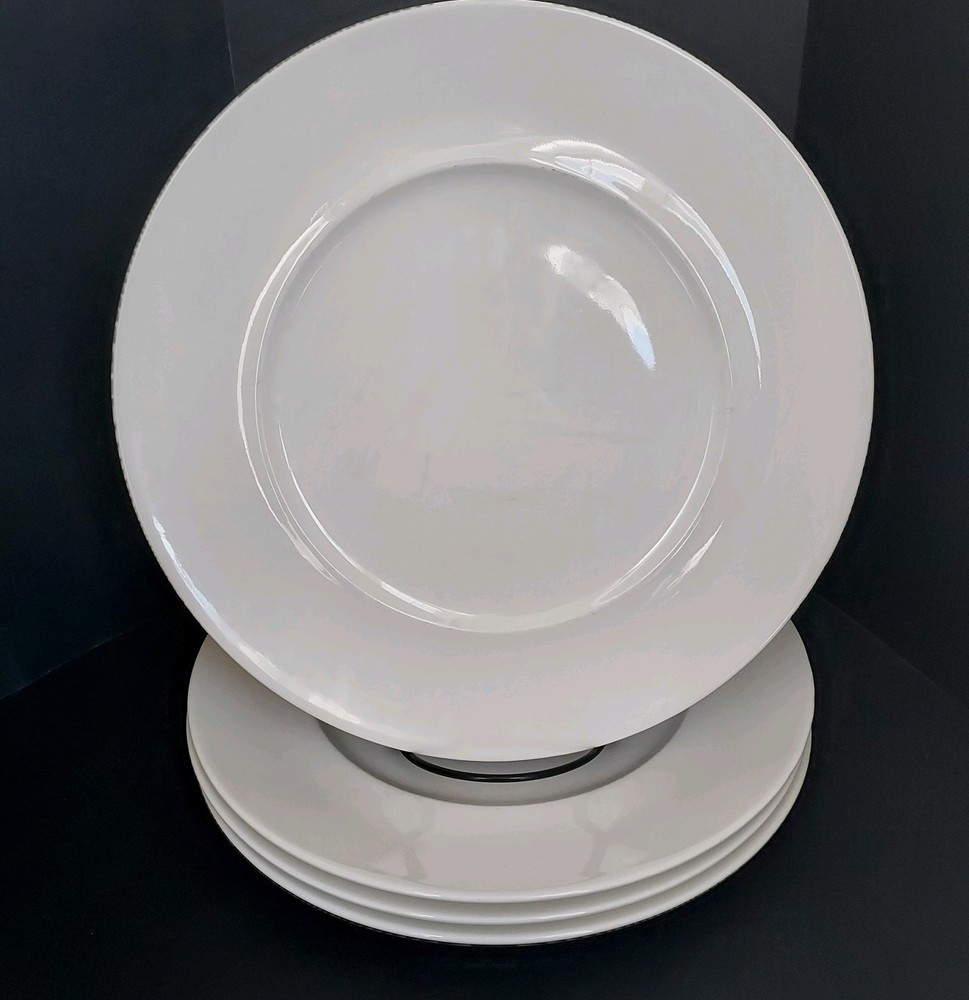 Villeroy & Boch White Dinner Plates Wide Rim Luxembourg 11