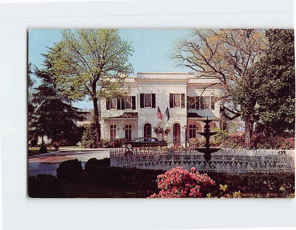 Postcard Governors Mansion Columbia South Carolina USA