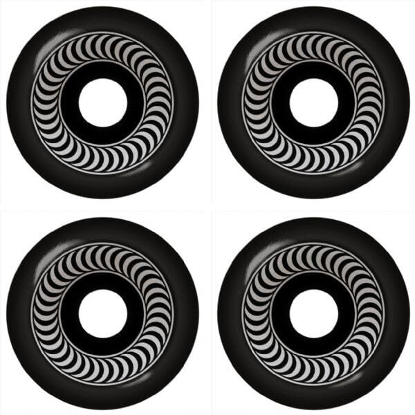 Spitfire Wheels Formula Four OG Classic Black/Silver Skate 56mm 99a (Set of 4)