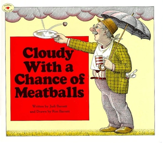 Cloudy With a Chance of Meatballs by Barrett, Judi, Acceptable Book